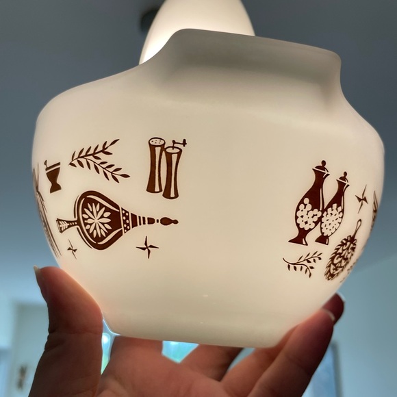 Vintage Pyrex Early American Mix Bowl 441 Cinderella 1.5 Pint Brown Americana - Picture 10 of 10